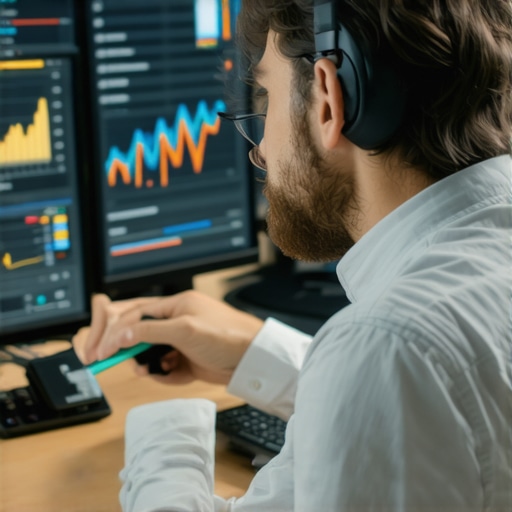 Business owner using AI tools to optimize Google My Business profile