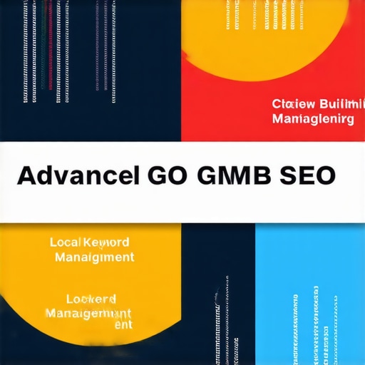 Infographic showing advanced Google My Business SEO tactics for local dominance.