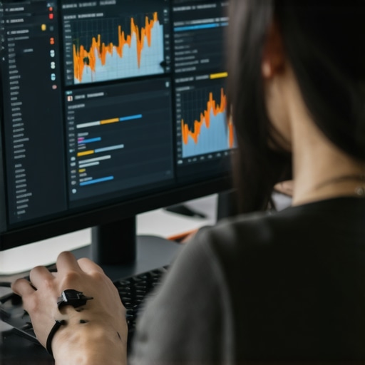 Person reviewing local SEO performance metrics on a laptop