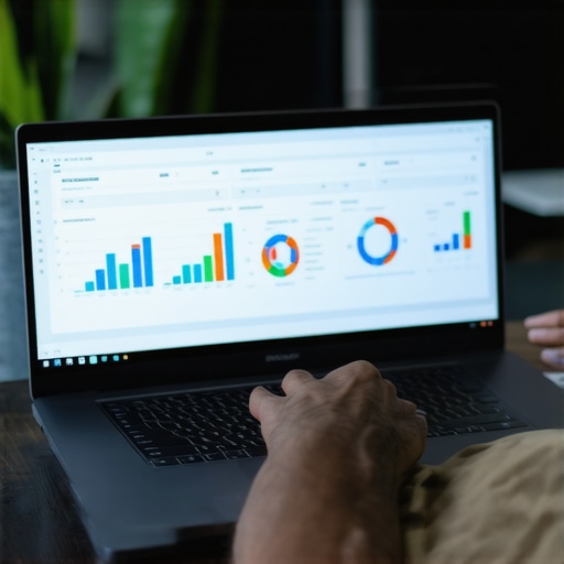 Business owner reviewing analytics and feedback for local SEO