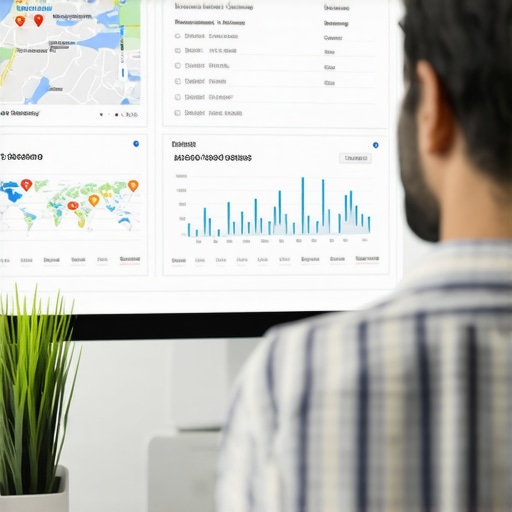 Expert analyzing local SEO and Google Maps ranking strategies on a computer.