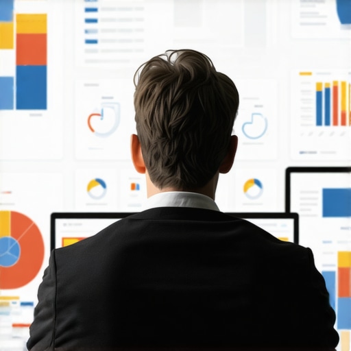 Professional analyzing local SEO citation sources on a digital dashboard