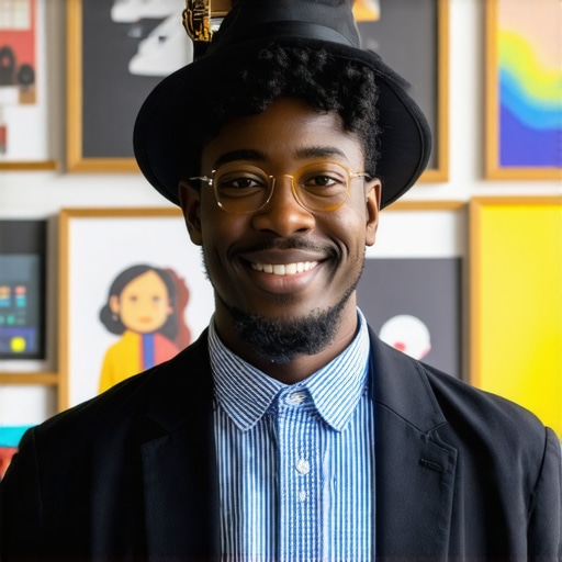 Business owner participating in community event, promoting local business