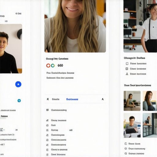 Team updating Google My Business profile with new photos and visuals for local SEO