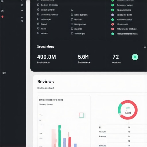 Screenshot of SEO tools dashboard with citation and review metrics.