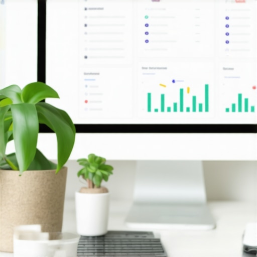 A person analyzing local SEO data on a laptop for Google My Business optimization.