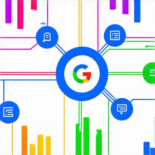 Diagram depicting interconnected signals like reviews, citations, photos, and behavioral metrics affecting local rankings.