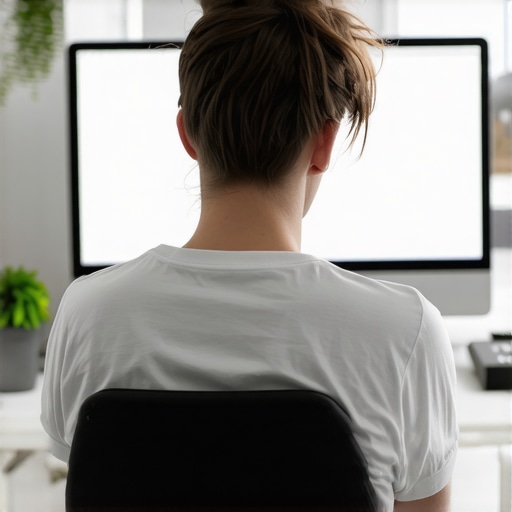 Digital marketer reviewing Google My Business analytics on a computer screen