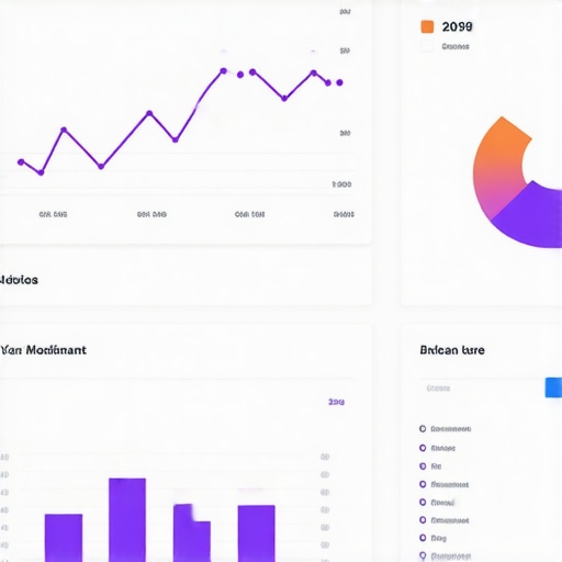 A dashboard displaying Google My Business metrics and insights for advanced local SEO strategy.