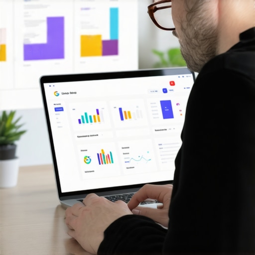 Business owner updating GMB profile for better local search ranking.