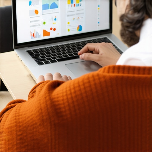 Person reviewing data and charts on local SEO tools to maintain GMB rankings