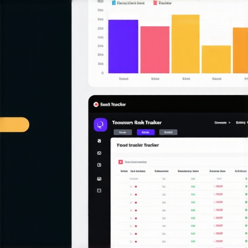 Screenshot of local rank tracking software displaying geographic search data.